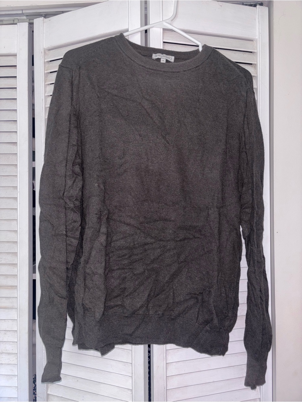Classic Crewneck Sweater - Dark Olive Green